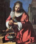 Johannes Vermeer Private Collection oil on canvas